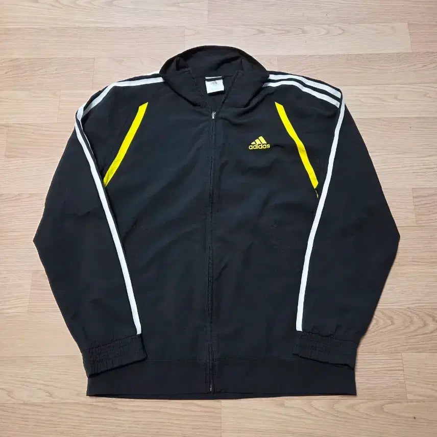 [BUNJANG] Adidas Old School Tricolor Windbreaker Jacket / 아디다스 올드스쿨 삼선 바람막이 L(100)