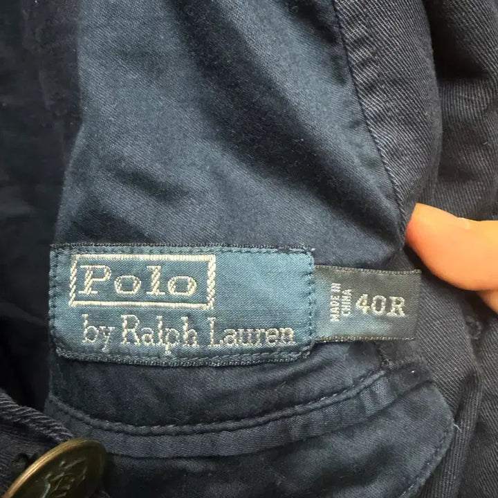 [BUNJANG] Polo Embroidered Jacket / 폴로 자수 자켓 40R