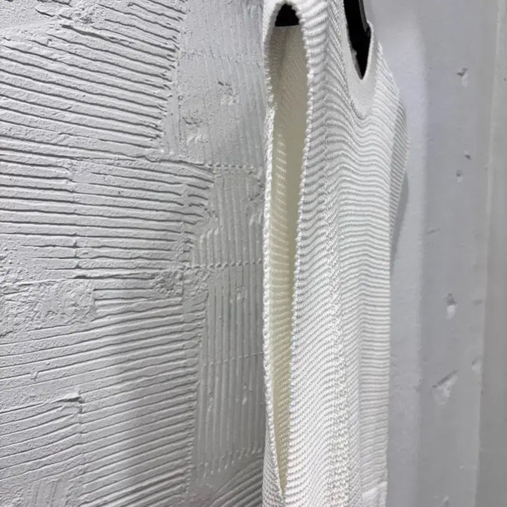 [BUNJANG] Trimming Bird Ivory Knit Vest / 트리밍버드 니트 베스트