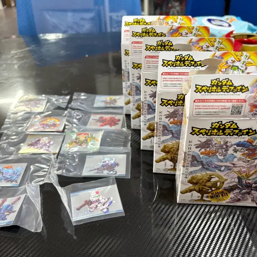 [BUNJANG] Gundam Superior Define Kit Bundle Set / 건담 슈페리어 디파인 키트 5종 및 스티커 10종
