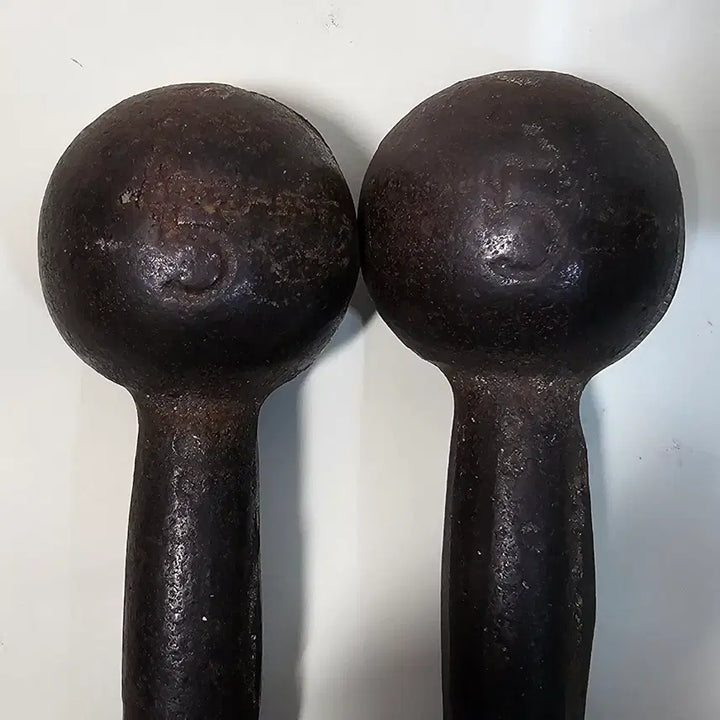 [BUNJANG] Vintage Iron Dumbbell / 추억의 무쇠아령