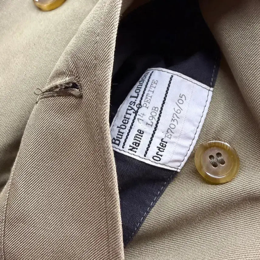 [BUNJANG] Burberry Belted One-Panel Trench Coat Jacket / UK14/ 버버리 벨티드 원패널 트렌치코트 자켓