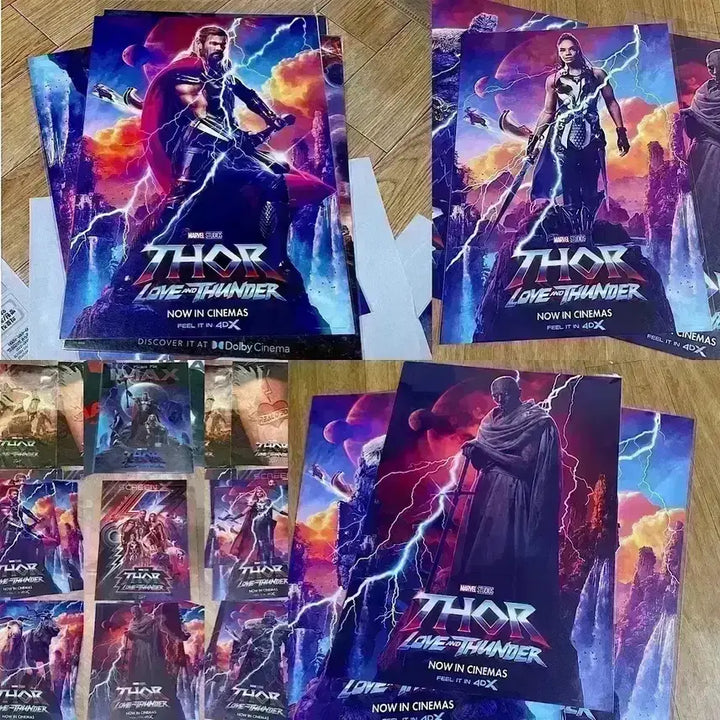 [BUNJANG] Thor: Love and Thunder Special Theater Poster Bundle / 토르러브앤썬더 리얼디 특별관포스터 아이맥스스크린엑스씨네큐 필름마크아트카드