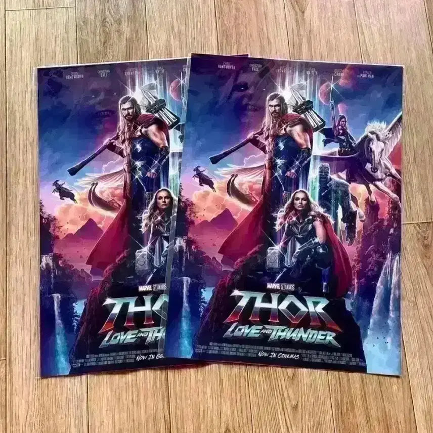 [BUNJANG] Thor: Love and Thunder Special Theater Poster Bundle / 토르러브앤썬더 리얼디 특별관포스터 아이맥스스크린엑스씨네큐 필름마크아트카드