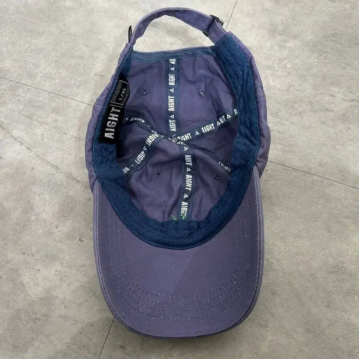 [BUNJANG] AIGHT Vintage Leaf Embroidery Ball Cap Purple / L/XL AIGHT 빈티지 잎 자수 볼캡 모자 퍼플