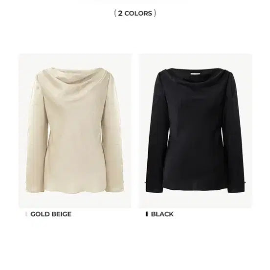 [BUNJANG] Bride And You Satin Blouse (Black, Size 1) / 브라이드앤유 사틴 블라우스 (블랙,1)