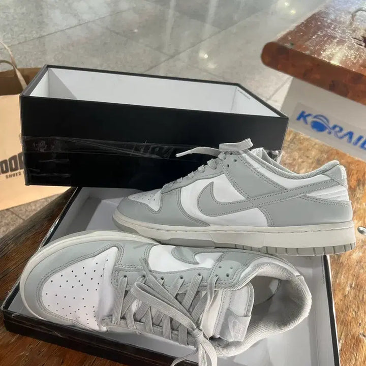 [BUNJANG] Nike Dunk Low Gray Sneakers / 나이키 덩크로우 그레이 사이즈 270 A+급 풀박스