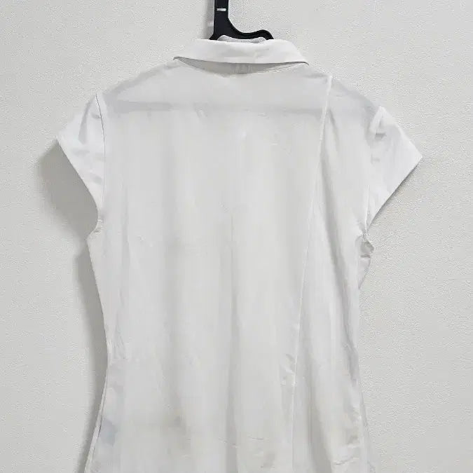 [BUNJANG] BERMUDA GRASS Basic Cap Sleeve PK T-Shirt - White / 버뮤다그래스 / 베이직 캡슬리브 PK 티셔츠 - 화이트