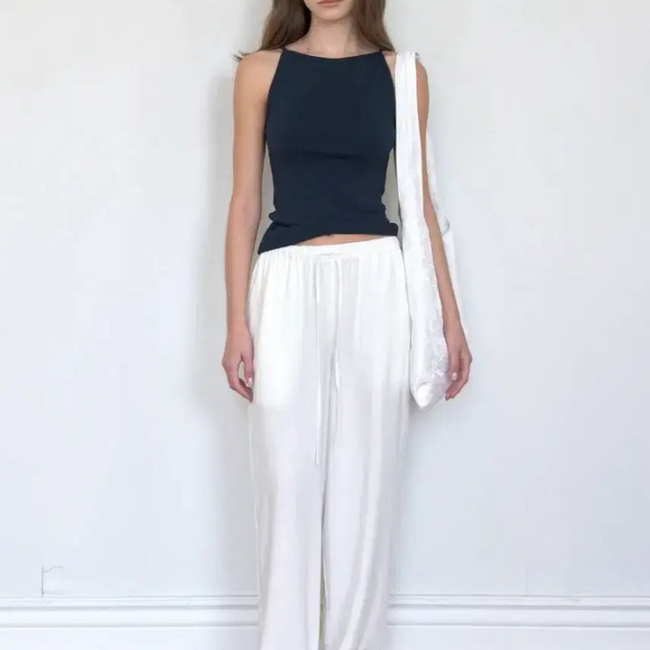 [BUNJANG] Arto Linen String Pants / 아르토 린넨 스트링팬츠