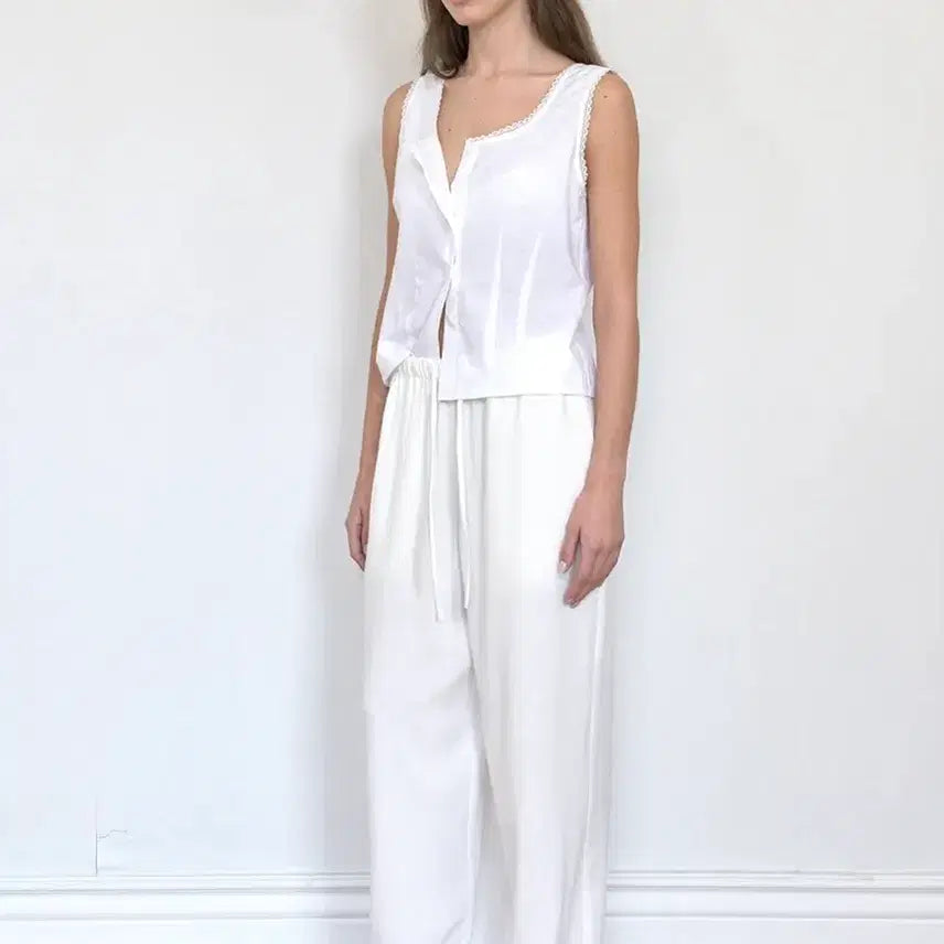 [BUNJANG] Arto Linen String Pants / 아르토 린넨 스트링팬츠