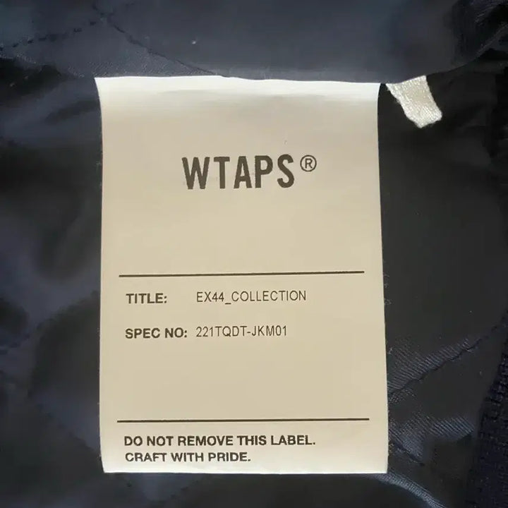[BUNJANG] WTAPS 22SS Team Jacket / 더블탭스 22SS팀자켓 3회착용