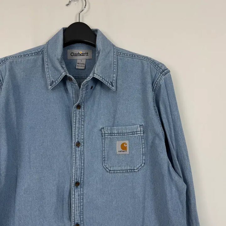 [BUNJANG] Carhartt Work Denim Shirt / b307) 칼하트 워크 청셔츠
