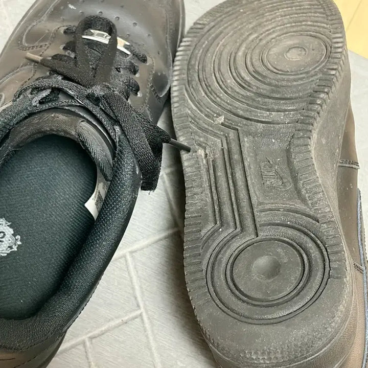 [BUNJANG] Nike Air Force 1 All Black Sneakers / 나이키 에어포스1 올블랙