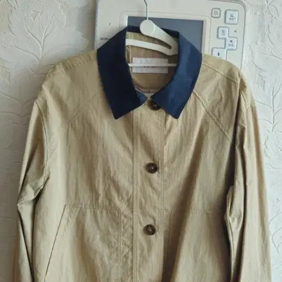 [BUNJANG] Soup Color Block Collar Jacket / soup) 배색카라 자켓