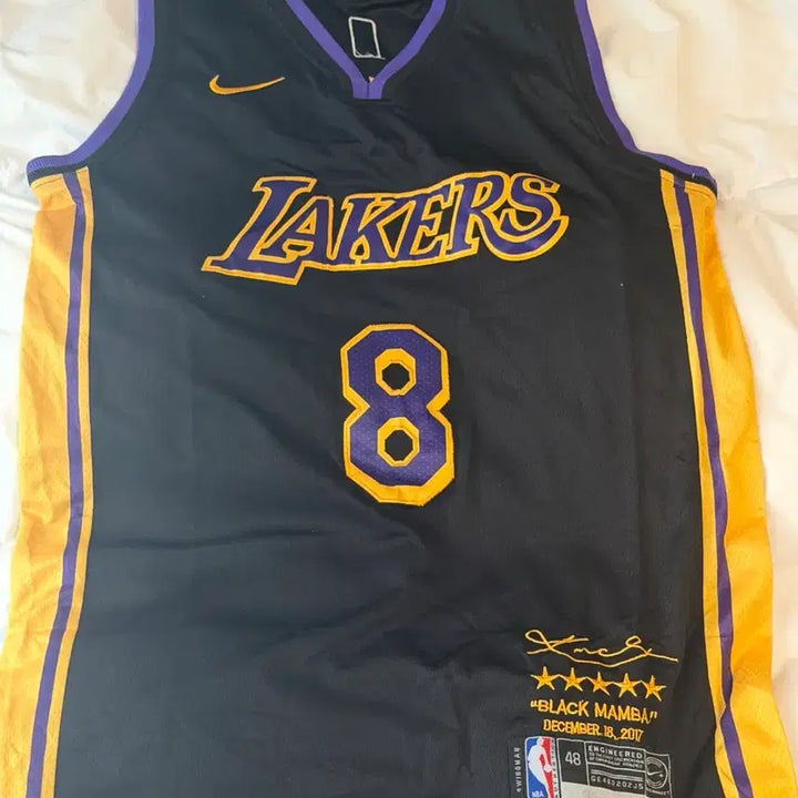 [BUNJANG] Kobe Bryant Replica Jersey (Size L) / [48(L)] 코비 브라이언트 레플리카 저지