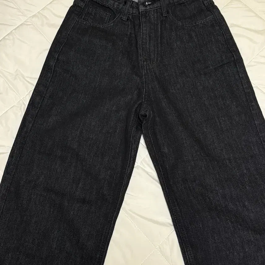 [BUNJANG] Black Raw Denim Jeans / 블랙 생지 데님