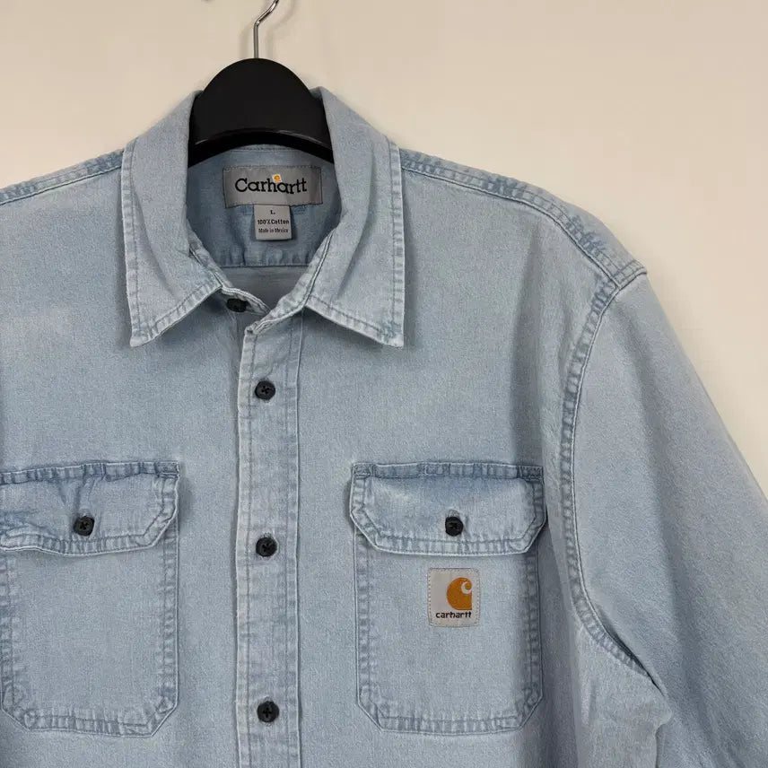 [BUNJANG] Carhartt Work Denim Shirt / b310) 칼하트 워크 청셔츠