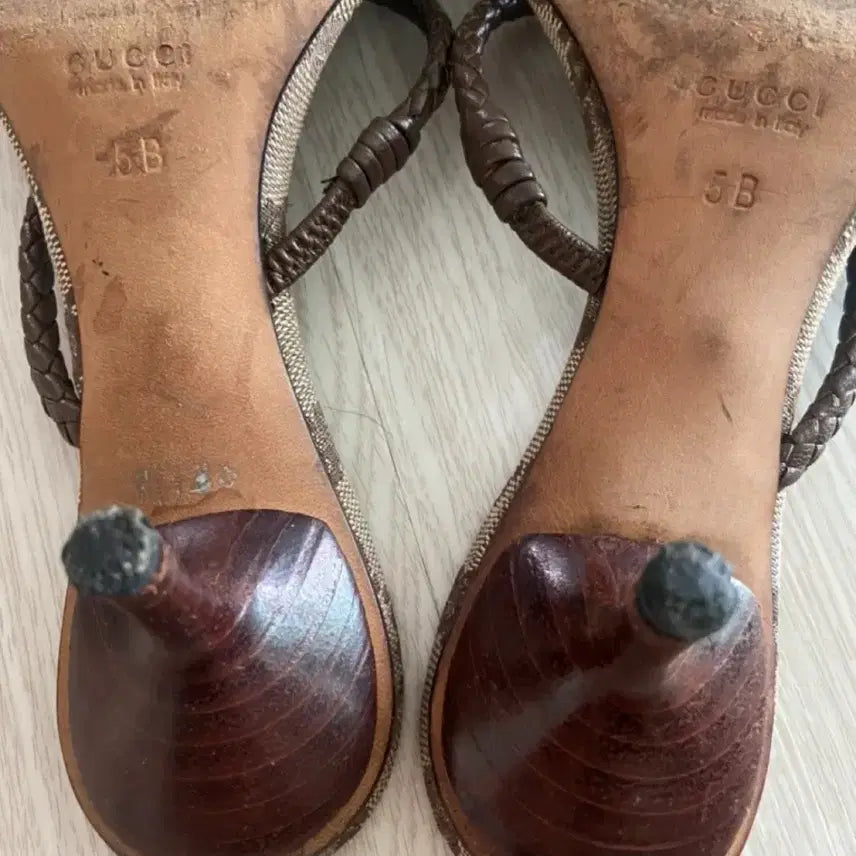 [BUNJANG] Gucci GG Strap Sandals / (정품) 구찌 GG 스트랩 샌들 (5B)