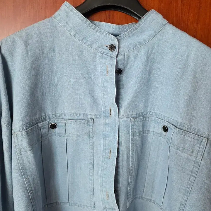 [BUNJANG] Denim Shirt - Blue / 데님 셔츠 블루