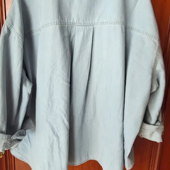 [BUNJANG] Denim Shirt - Blue / 데님 셔츠 블루