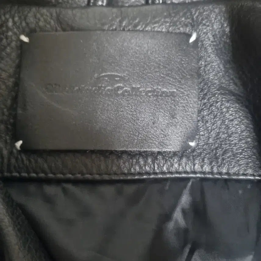 [BUNJANG] Black Leather Rider Jacket / 블랙 가죽 라이더 자켓