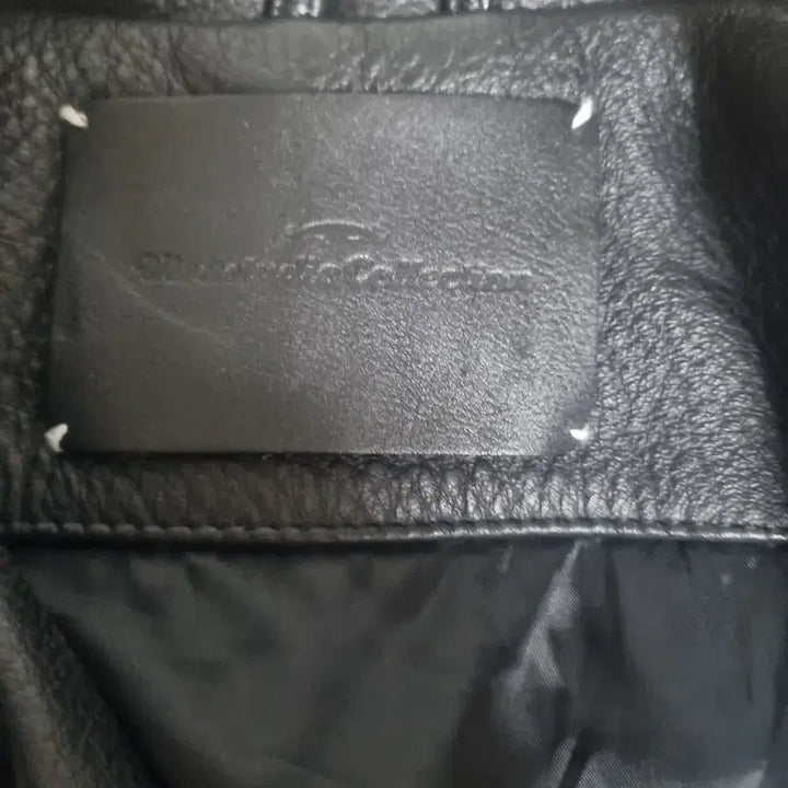 [BUNJANG] Black Leather Rider Jacket / 블랙 가죽 라이더 자켓