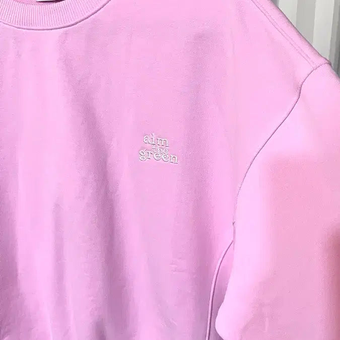[BUNJANG] VRM Pink Sweatshirt / (새상품) VRM 핑크 맨투맨 55-66반 티셔츠
