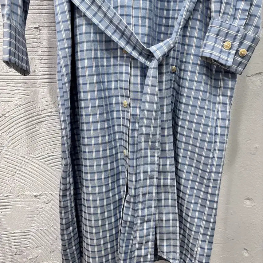 [BUNJANG] General Standard Check Long Dress / 제너럴스탠다드 체크 롱원피스