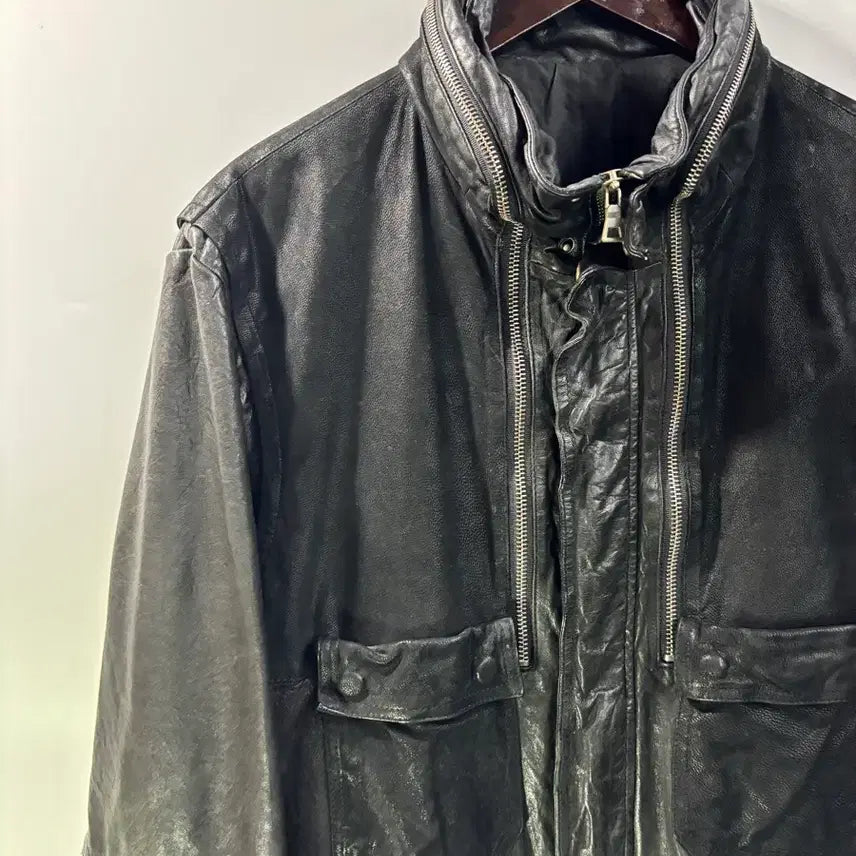 [BUNJANG] Handmade Leather Jacket (XXL) / (XXL) 수제 양가죽 자켓 15.9