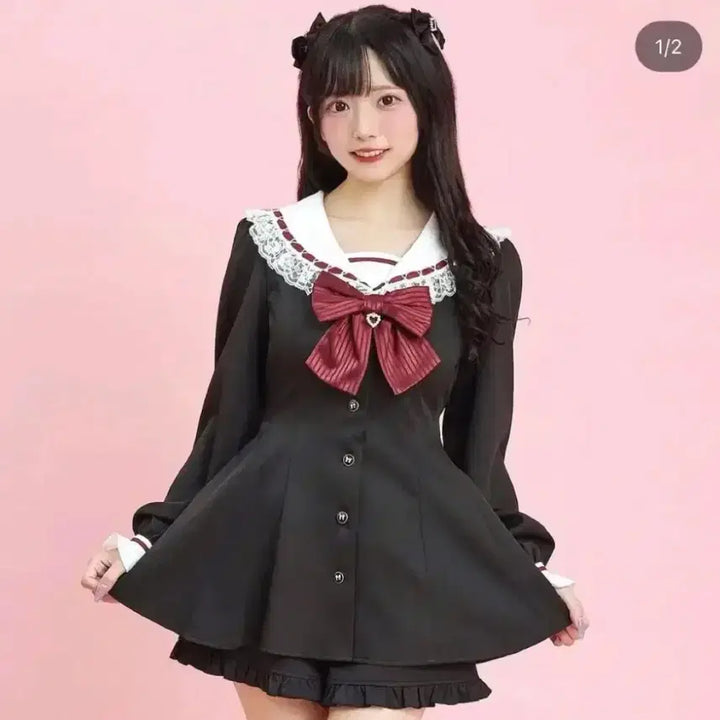 [BUNJANG] Sihyun Sailor Set Up / 시허니 세일러 셋업     리즈리사노에미딤모아르지뢰계