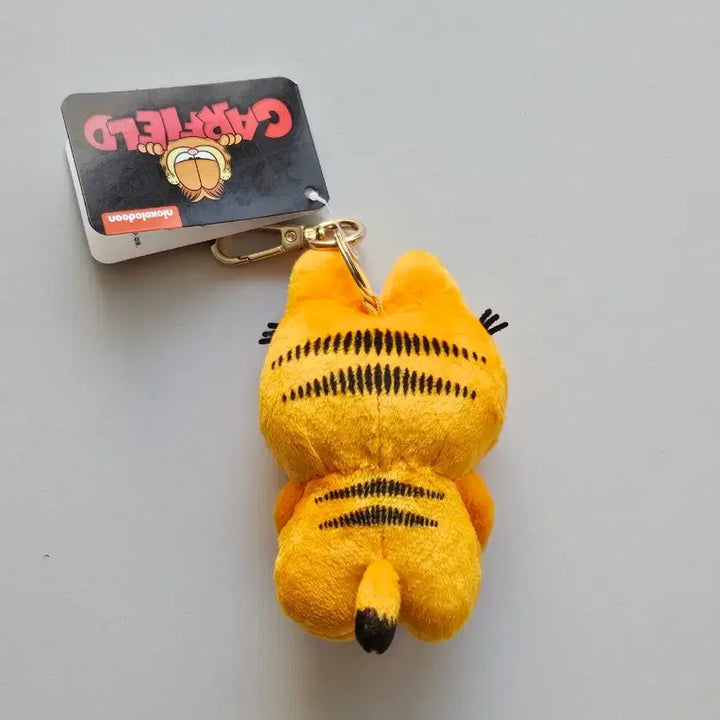 [BUNJANG] Garfield Heart Standing 10cm Doll Keyring / 미사용 새제품) 가필드 하트 스탠딩 10cm 인형 키링 가방고리