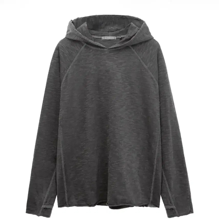 [SOLD OUT] 폴리테루 슬럽 후디 차콜 3
