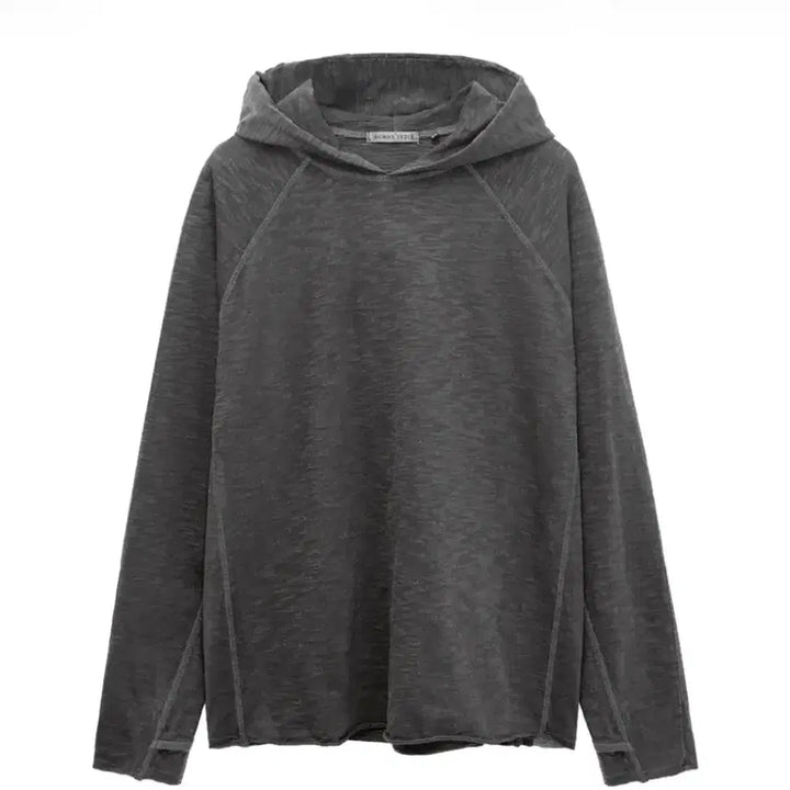 [SOLD OUT] 폴리테루 슬럽 후디 차콜 3