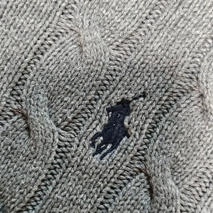 [BUNJANG] Polo Ralph Lauren Cable Knit Sweater / 폴로랄프로렌 케이블 니트 꽈배기 니트 스웨터 M