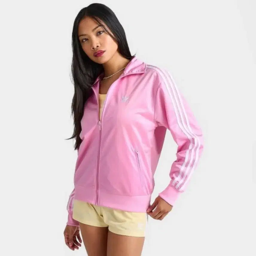 [BUNJANG] Adidas Firebird Classic Loose Track Top / 아디다스 파이어버드 클래식 루즈 트랙탑 라이트 트루 핑크