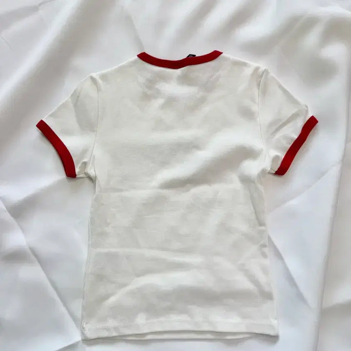 [BUNJANG] H&amp;M Printed Ringer T-Shirt / H&amp;M) 프린팅 반팔 링거티