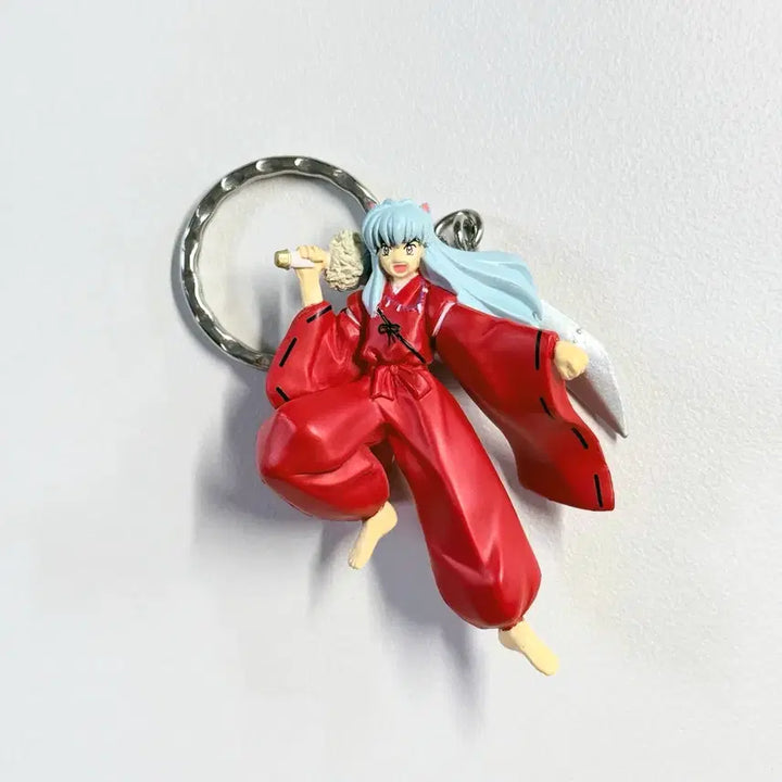 [BUNJANG] Inuyasha Figure Key Holder Set / [고전 굿즈] 이누야샤 피규어 키홀더 카고메 키쿄우 셋쇼마루 키링