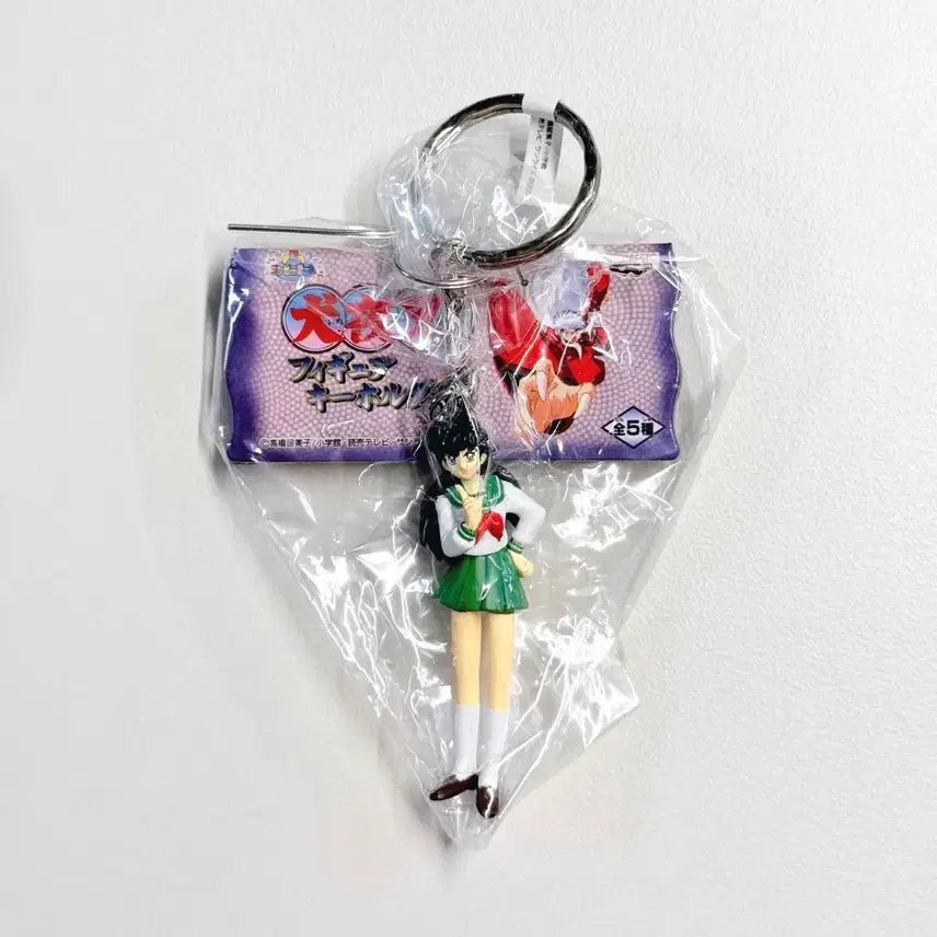[BUNJANG] Inuyasha Figure Key Holder Set / [고전 굿즈] 이누야샤 피규어 키홀더 카고메 키쿄우 셋쇼마루 키링