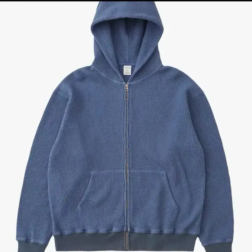 [BUNJANG] Khakis Waffle Zip-Up Hoodie / Khakis 와플 후드집업
