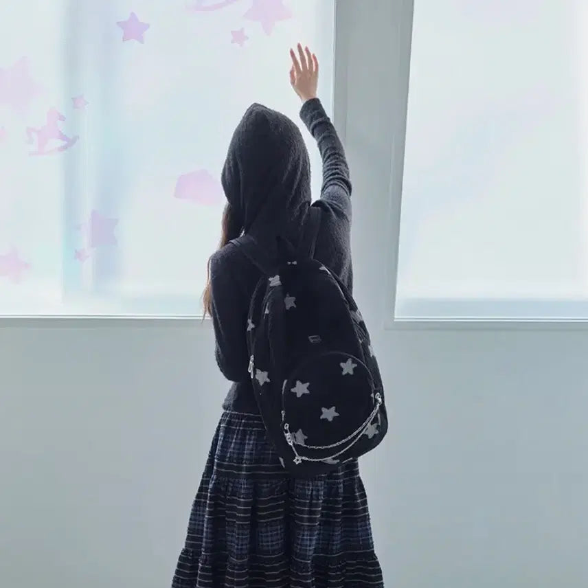 [SOLD OUT] 무음 가방 네스트 백팩 Nest Backpack (Black Star)