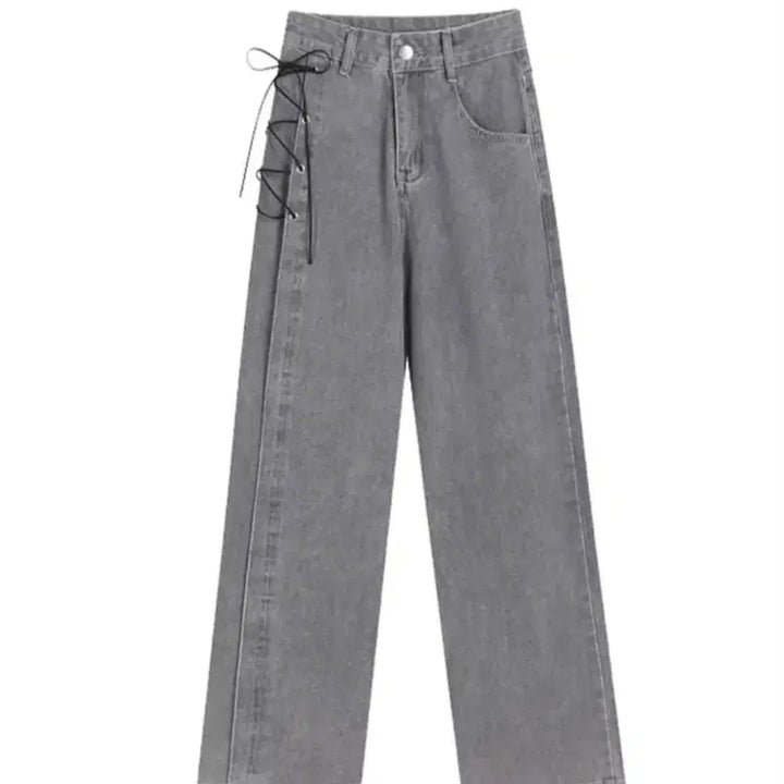 [BUNJANG] Tweedia Side Corset Denim Pants - Size S / 새)트위디아 사이드코르셋 데님팬츠 s