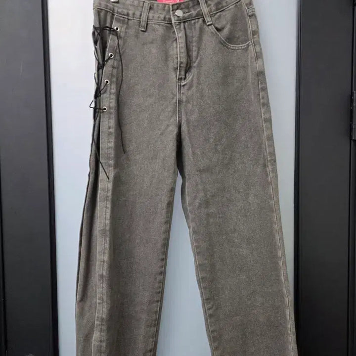 [BUNJANG] Tweedia Side Corset Denim Pants - Size S / 새)트위디아 사이드코르셋 데님팬츠 s