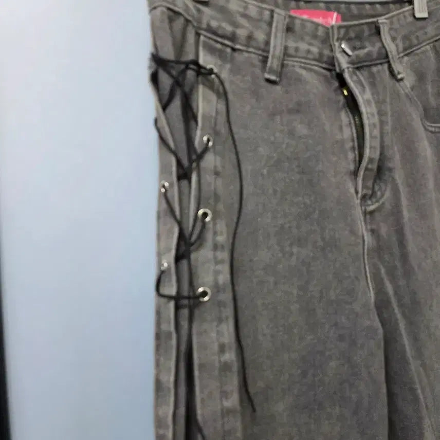 [BUNJANG] Tweedia Side Corset Denim Pants - Size S / 새)트위디아 사이드코르셋 데님팬츠 s