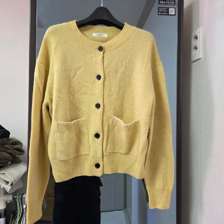 [BUNJANG] Studio Tomboy Yellow Knit Cardigan / 스튜디오톰보이 가디건