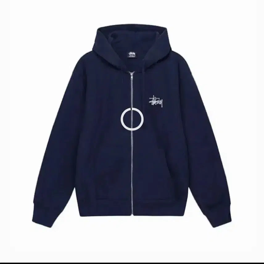 [BUNJANG] Stussy Navy Hoodie / 스투시 네이비 후드집업