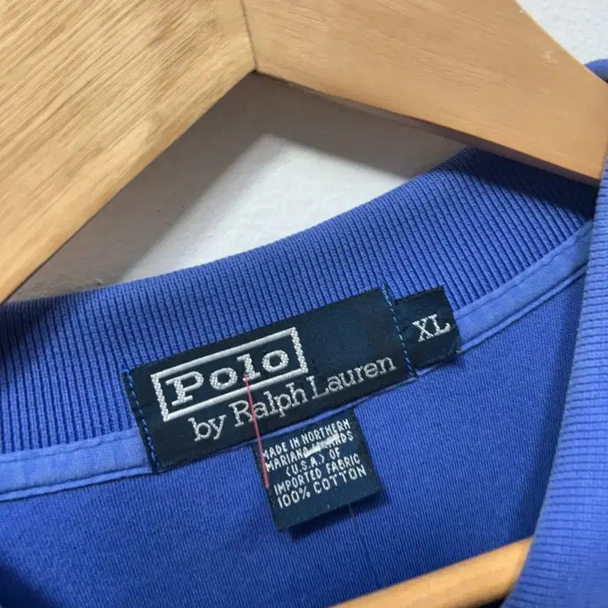 [SOLD OUT] 폴로 랄프로렌 블루 반팔 카라티 XL