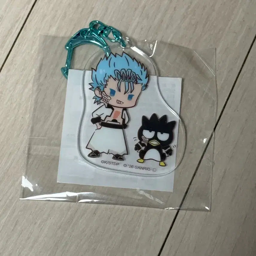 [BUNJANG] Bleach Grimmjow x Badmaru Acrylic Keyring / 블리치 그림죠x배드마루 아크릴 키링