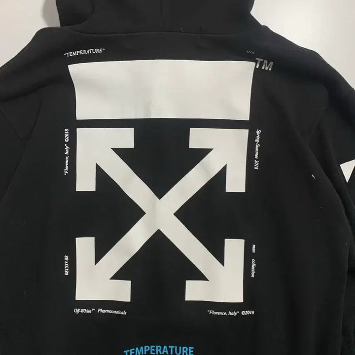[BUNJANG] Off-White Mona Lisa Black Hoodie / 오프화이트 모나리자 블랙 후드티
