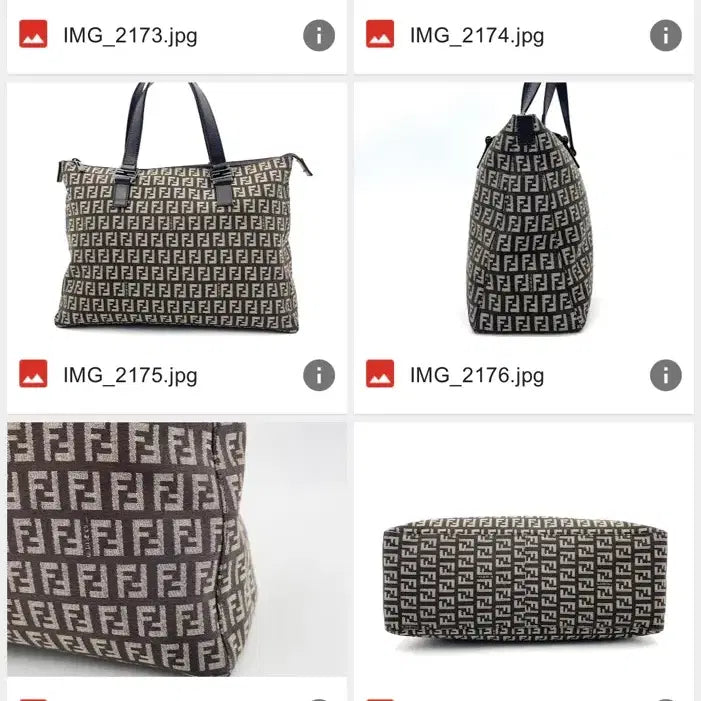 [BUNJANG] Fendi Zucchino Tote Bag / 펜디 주키노 토트백