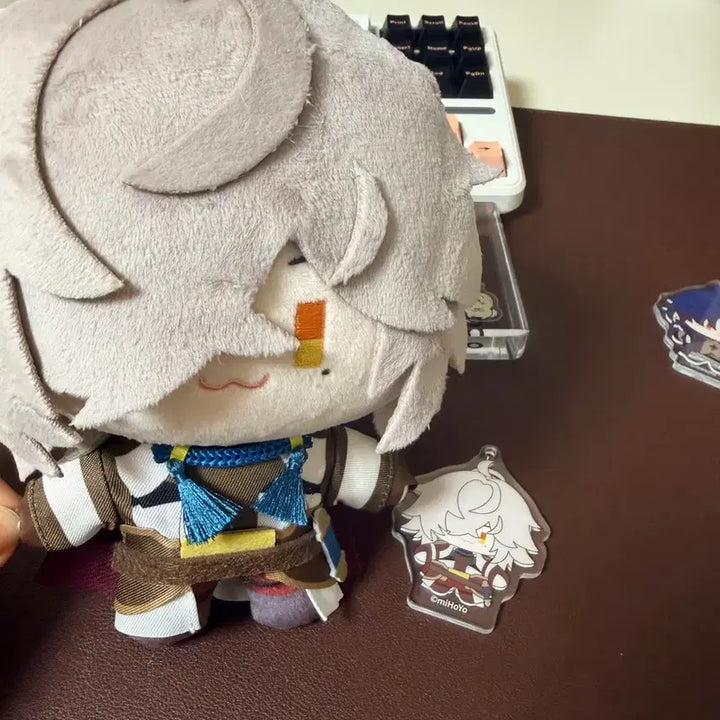 [BUNJANG] Honkai: Star Rail Jing Yuan Plush + Keychain Set / 스타레일 경원 누이+키링
